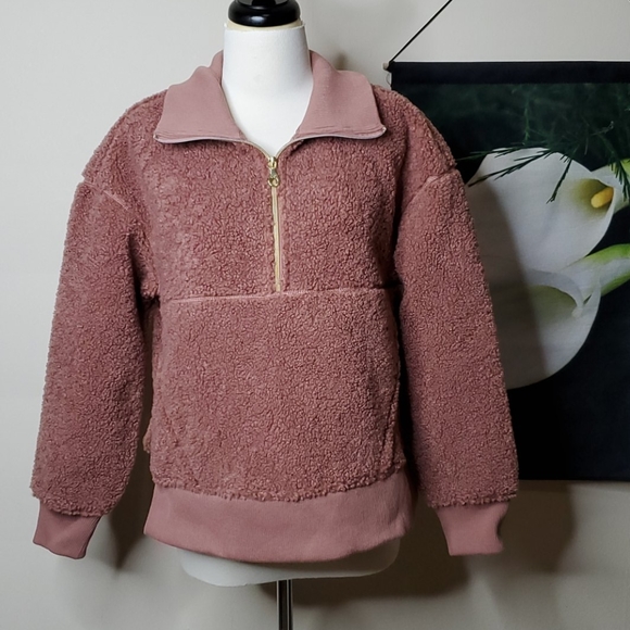 JoyLab Tops - NWOT Joy Lab Quarter Zip Sherpa Jacket